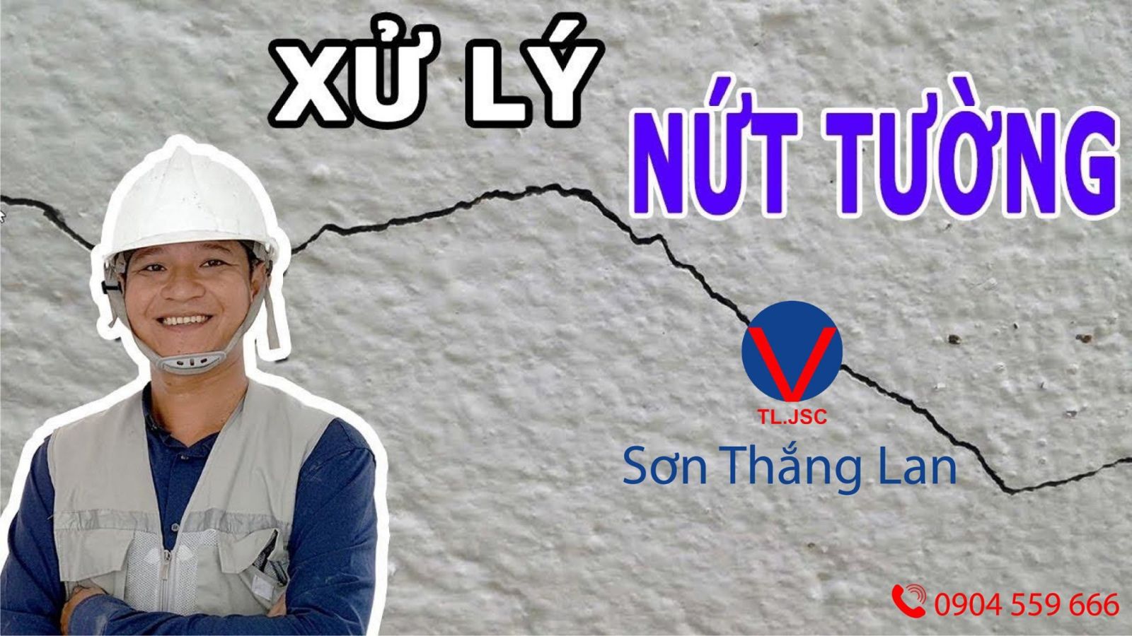 Cách xử lý vết nứt tường